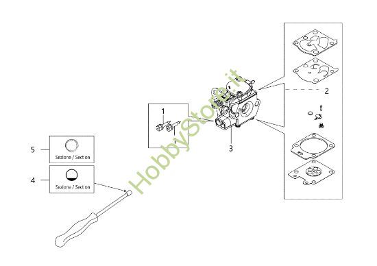 Picture of Carburatore WT-1150 DS 3000 S Decespugliatore