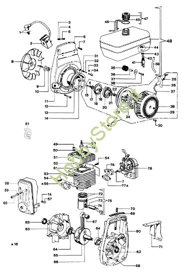 Picture of Avviamento e motore PA 1100 Motopompa