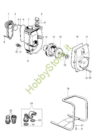 Picture of Pompa PA 1100 Motopompa
