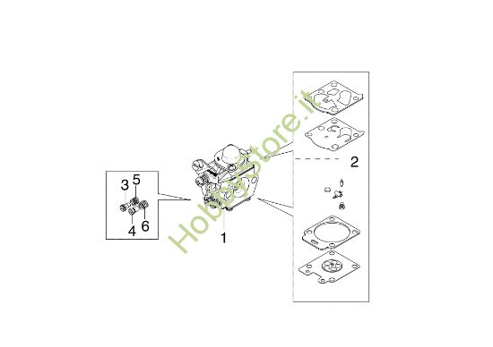 Picture of Carburatore WT-EX 5487 8410 Decespugliatore