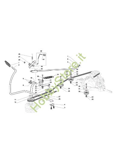 Picture of Comando freno e comando cambio EF 84/14,5 K H Cat. 2016 Trattorino