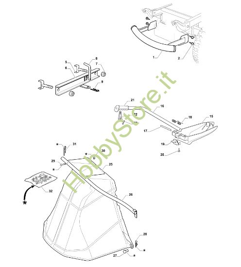 Picture of Accessori a richiesta EF 84/14,5 K H Cat. 2016 Trattorino