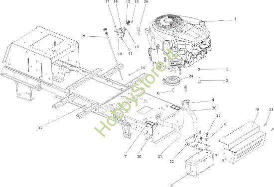 Picture of Motore EF 124/22 H Cat. 2016 Trattorino