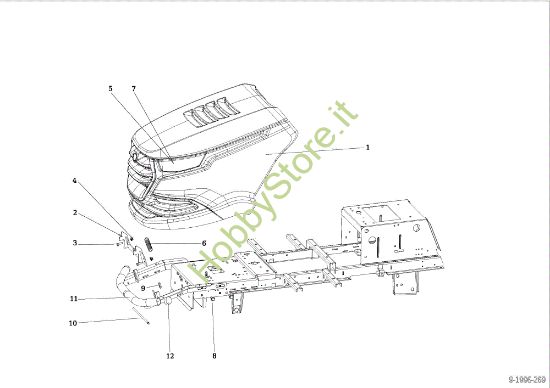 Picture of Cofano (2/2) EF 124/22 H Cat. 2016 Trattorino