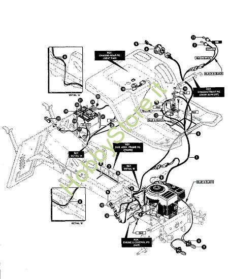 Picture of Parti elettriche GRAND PRIX 12.5 - (1°Sr.) Trattorino - 1ª serie (Fino a Settembre 98)