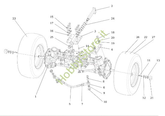 Picture of Assale anteriore TONKAWA (B&S) 110 4x4 Cat. 2016 Trattorino