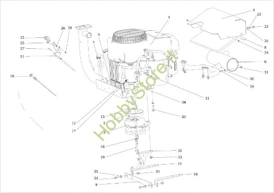 Picture of Motore TONKAWA (KAWASAKI) Cat. 2016 Trattorino