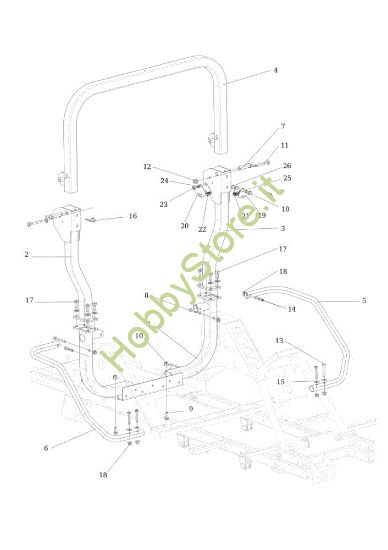 Picture of Telaio 2/2 TONKAWA (KAWASAKI) Cat. 2016 Trattorino