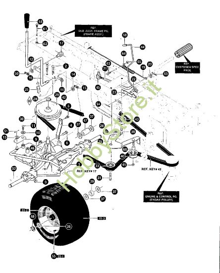 Picture of Gruppo trazione GRAND PRIX 12.5 - (2°Sr.) Trattorino - 2ª serie (Da Ottobre 98)