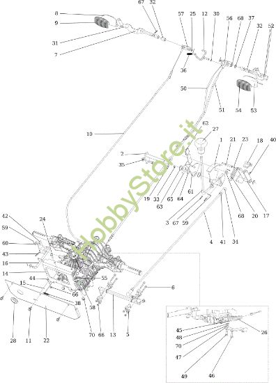 Picture of Trasmissione TUAREG 92 EVO (K2400AVD V-Twin) Cat.2016 Trattorino
