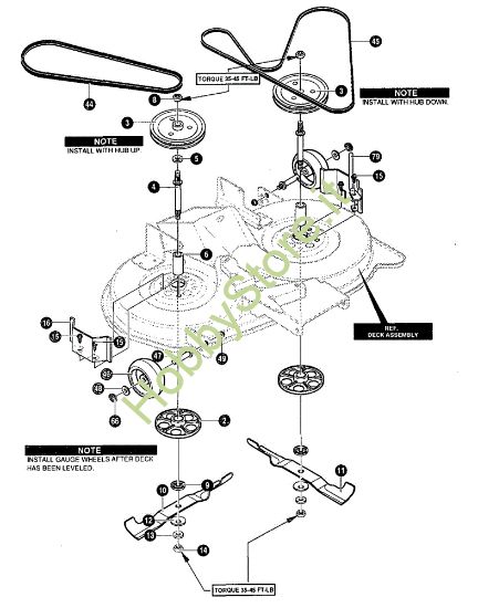 Picture of Piatto di taglio (2/2) GRAND PRIX 15.5 - (1°Sr.) Trattorino - 1ª serie (Fino a Settembre 98)