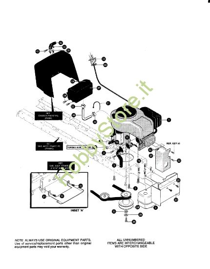 Picture of Motore GRAND PRIX 15.5 - (2°Sr.) Trattorino - 2ª serie (Da Ottobre 98)