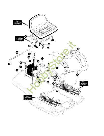 Picture of Plancia sedile FORMULA 15.5 Trattorino