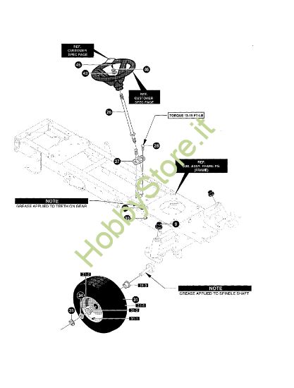Picture of Gruppo sterzo FORMULA 15.5 Trattorino