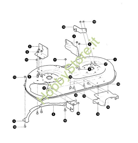 Picture of Gruppo piatto lame FORMULA 15.5 Trattorino