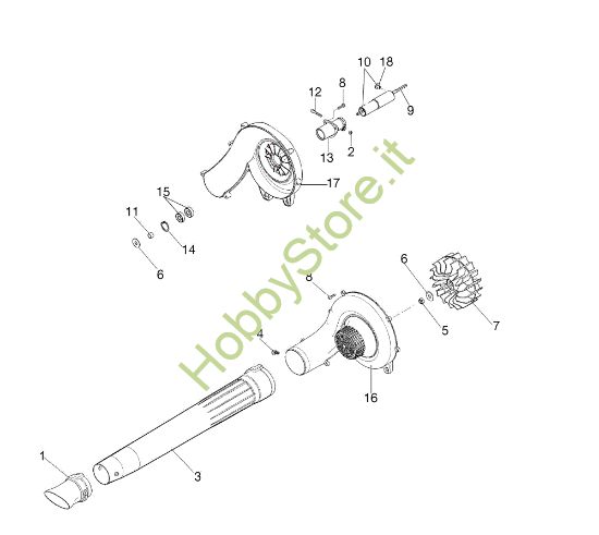 Picture of Soffiatore Applicazione (Soffiatore) DS 2400 D (Ø 24/26)
