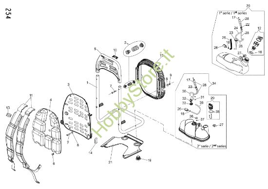 Picture of Serbatoio / Telaio SA 9000 Soffiatore
