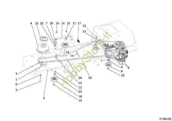 Picture of Puleggia frizione EF 92/24 KH (K2400AVD TWIN) Cat.2017 Trattorino