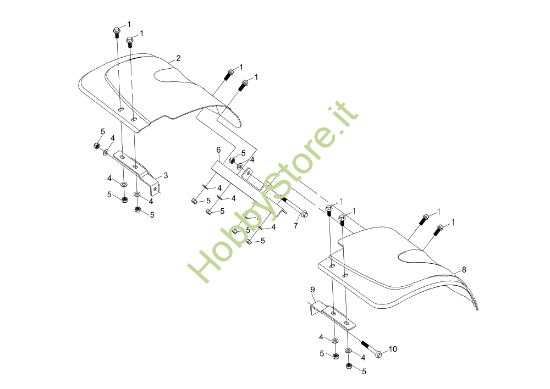 Picture of Cofano fresa MZ 2097 RKS (K800 HC) Motozappa