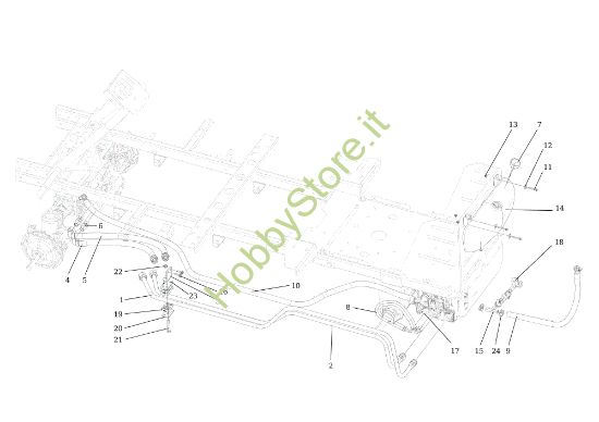 Picture of Impianto idraulico TONKAWA (B&S) 110 4x4 Cat. 2017 Trattorino