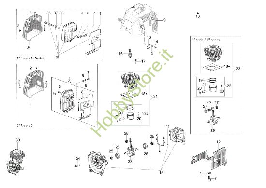Picture of Motore STARK 3810 S Decespugliatore