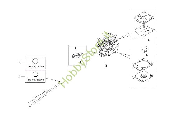 Picture of Carburatore WT-1199 DS 5300 S Decespugliatore