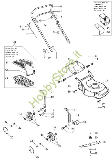 Picture of Esploso LR 48 PH Rasaerba