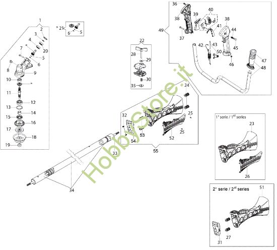 Picture of Trasmissione DS 5500 BOSS Decespugliatore