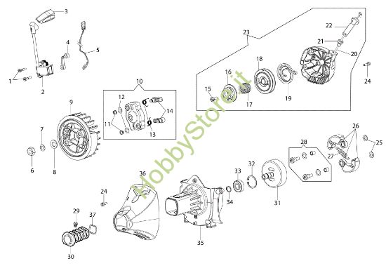 Picture of Avviamento completo DSF 5300 Decespugliatore