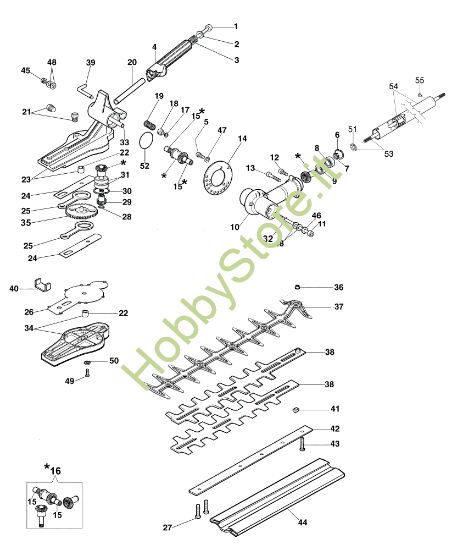 Picture of Tagliasiepi Applicazione (Tagliasiepi) DS 2410 D (Ø 24/26)
