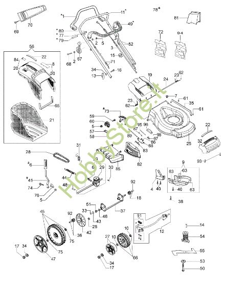 Picture of Esploso LR 48 TK ALLROAD PLUS 4 (K650) (2018) Rasaerba