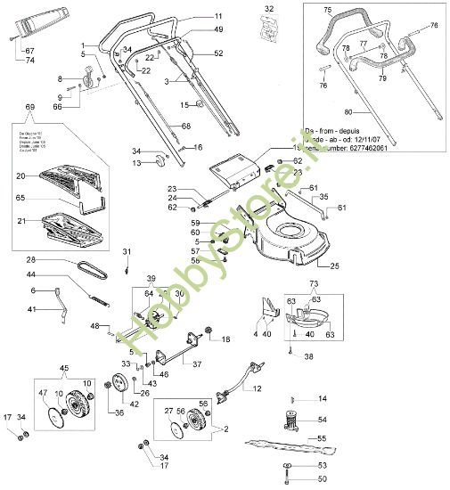 Picture of Esploso (Da giugno '07) LR 48 TBQ Rasaerba