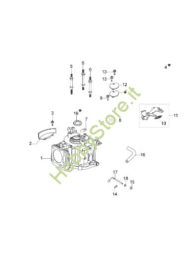 Picture of Cilindro e basamento LR 53 TK ALLROAD EXA 4 (K800) (2018) Rasaerba