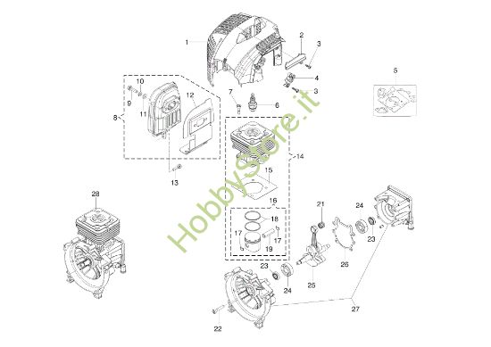 Picture of Motore DS 4000 T Decespugliatore