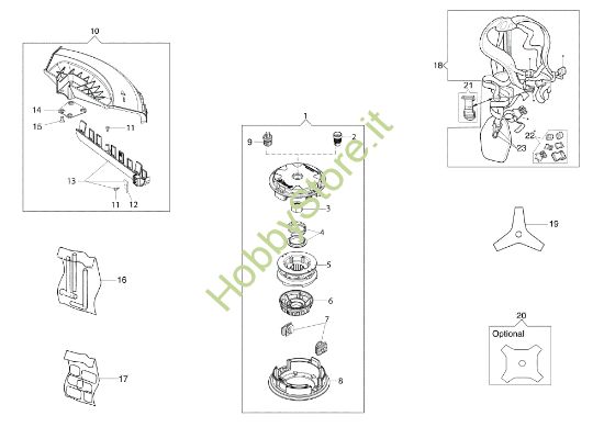 Picture of Accessori DS 4000 T Decespugliatore