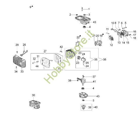 Picture of Motore TR 1551 (EURO 5) Mototrivella