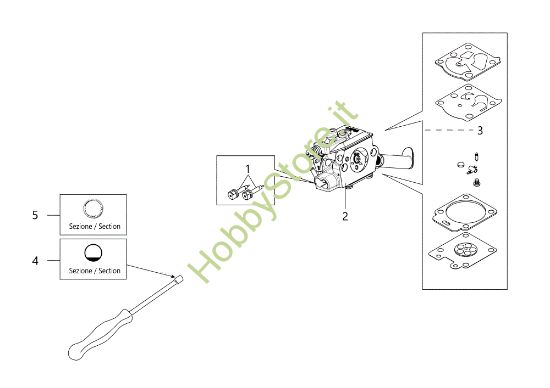 Picture of Carburatore TGS 2470 P Tagliasiepi