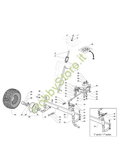 Picture of Sterzo EF 98L/14,5 K H Cat. 2019 Trattorino
