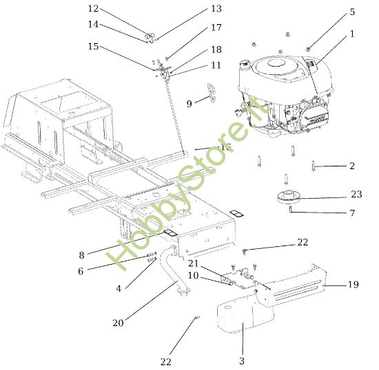 Picture of Motore EF 92/13H Cat.2019 Trattorino