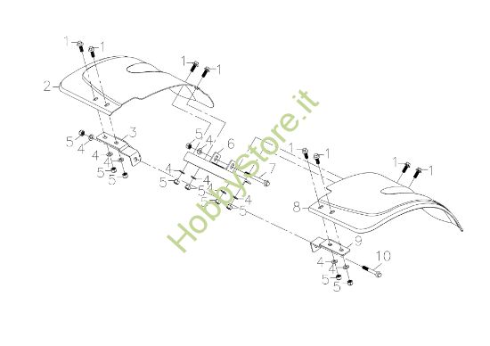 Picture of Cofano fresa MZ 2098 RKS (K800 HC - EURO5) Motozappa