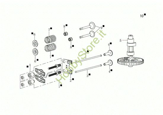 Picture of Kit valvola LR 44 TK COMFORT PLUS (K605) EURO 5 Rasaerba