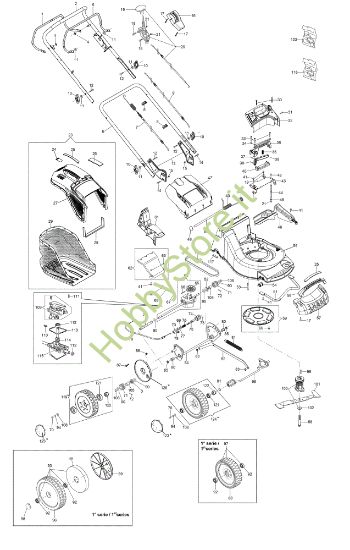 Picture of Esploso AR 53 TK ALUMIUM PRO (K805) EURO 5 Rasaerba