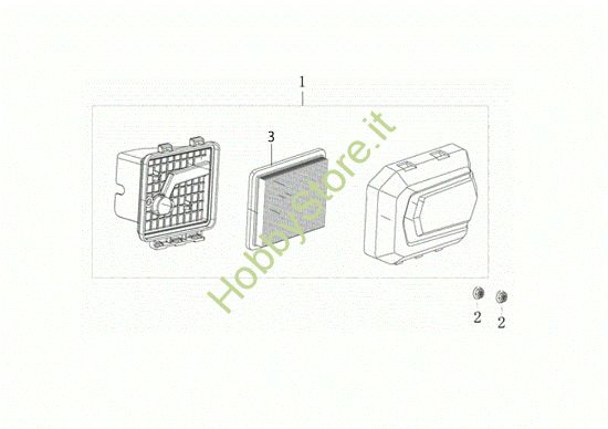 Picture of Filtro aria LR 53 TK ALL ROAD PLUS 4 (K805) EURO 5 Rasaerba