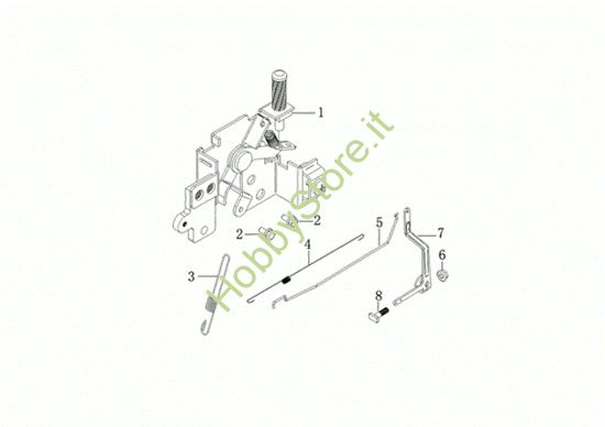 Picture of Leve di controllo LR 53 TK ALL ROAD EXA 4 (K805) EURO 5 Rasaerba