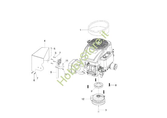 Picture of Motore e freno lama ZEPHYR 72/12,5 K H (3in1) (K1250) EURO 5 Trattorino