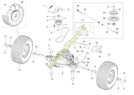 Picture of Trasmissione ZEPHYR 72/12,5 K H (3in1) (K1250) EURO 5 Trattorino