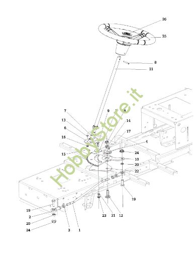 Picture of Sterzo EF 106/16 KH (K1600AVD - EURO5) Cat. 2019 Trattorino