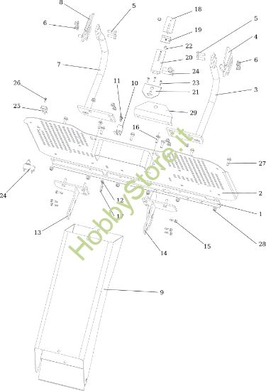 Picture of Raccoglierba EF 106/24 KH (K2400AVD V-twin - EURO5) Cat. 2019 Trattorino