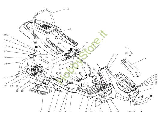 Picture of Cofano (1/2) TUAREG 92 EVO Cat.2019 Trattorino
