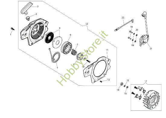 Picture of Avviamento MTH 4000 (Euro 2) Motosega